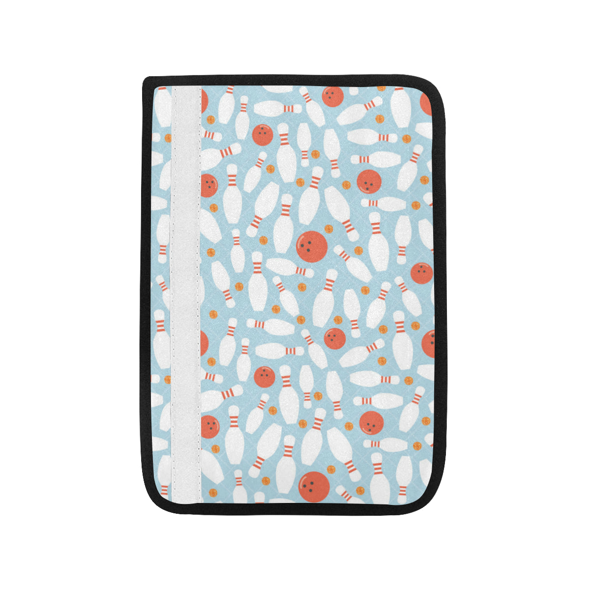 Bowling Pattern Print Design 09 Car Seat Belt Cover