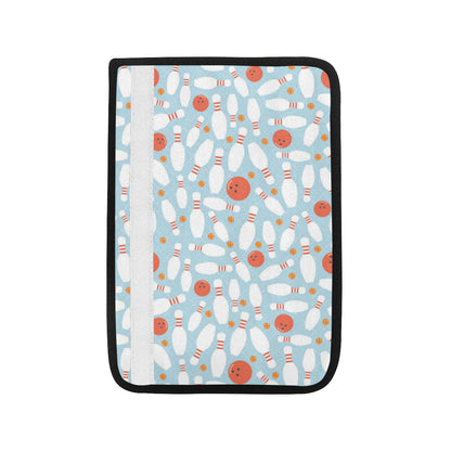Bowling Pattern Print Design 09 Car Seat Belt Cover