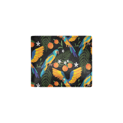 Macaw Pattern Print Design 03 Men's ID Card Wallet