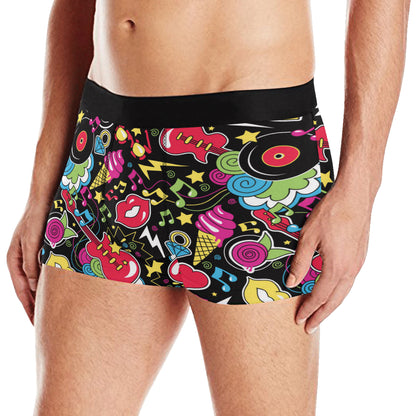 Pop Art Pattern Print Design A04 Men's Boxer Briefs