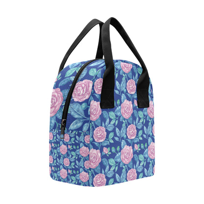 Camellia Pattern Print Design CM05 Insulated Lunch Bag