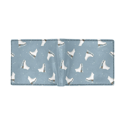 Ice Skate Pattern Print Design 02 Men's ID Card Wallet