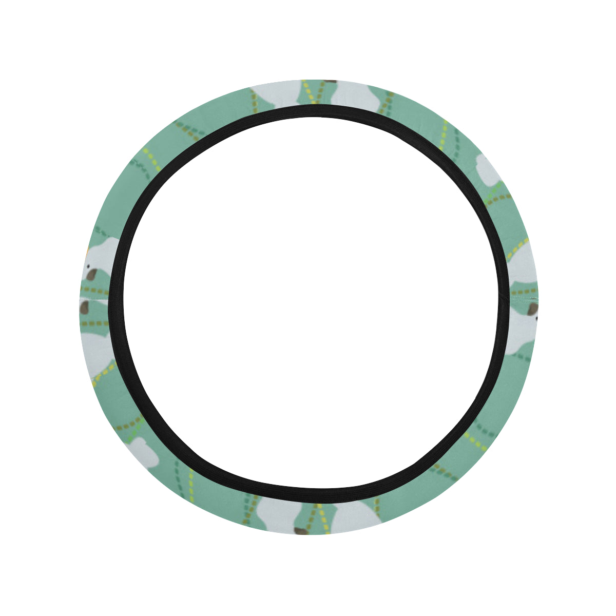 Cockatoo Pattern Print Design 01 Steering Wheel Cover with Elastic Edge