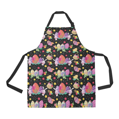 Easter Eggs Pattern Print Design RB06 Apron with Pocket