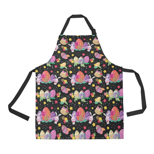 Easter Eggs Pattern Print Design RB06 Apron with Pocket