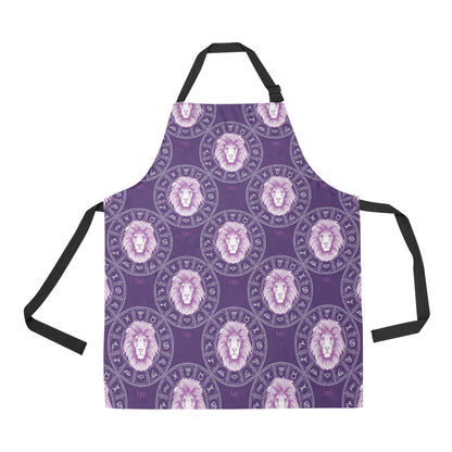 Leo Pattern Print Design 04 Apron with Pocket