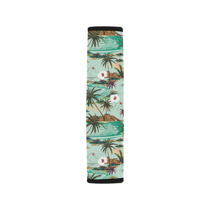 Pacific island Pattern Print Design A03 Car Seat Belt Cover