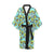 Angelfish Pattern Print Design 02 Women's Short Kimono