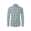 Beagle Pattern Print Design 02 Men's Long Sleeve Shirt