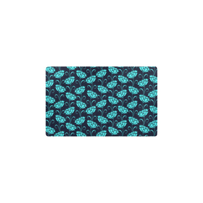 Carnations Pattern Print Design CN06 Kitchen Mat
