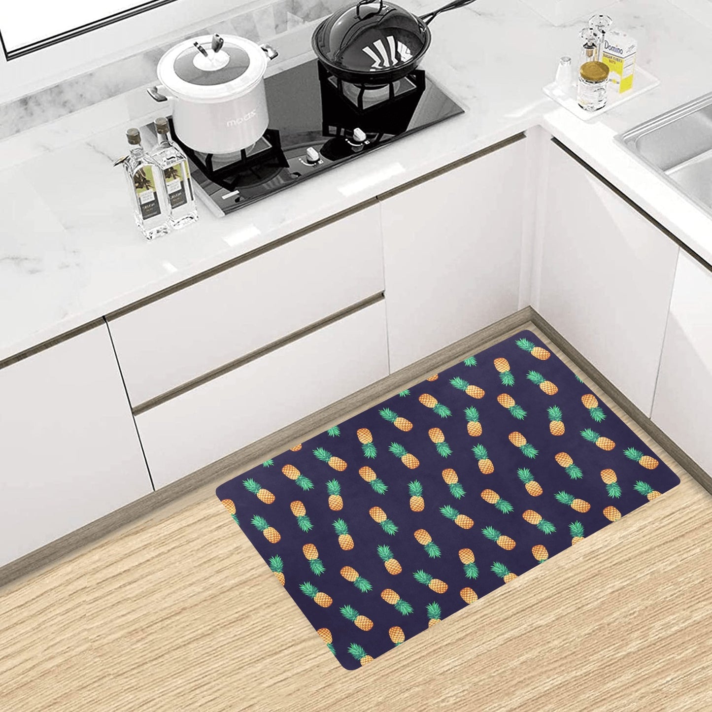 Pineapple Pattern Kitchen Mat