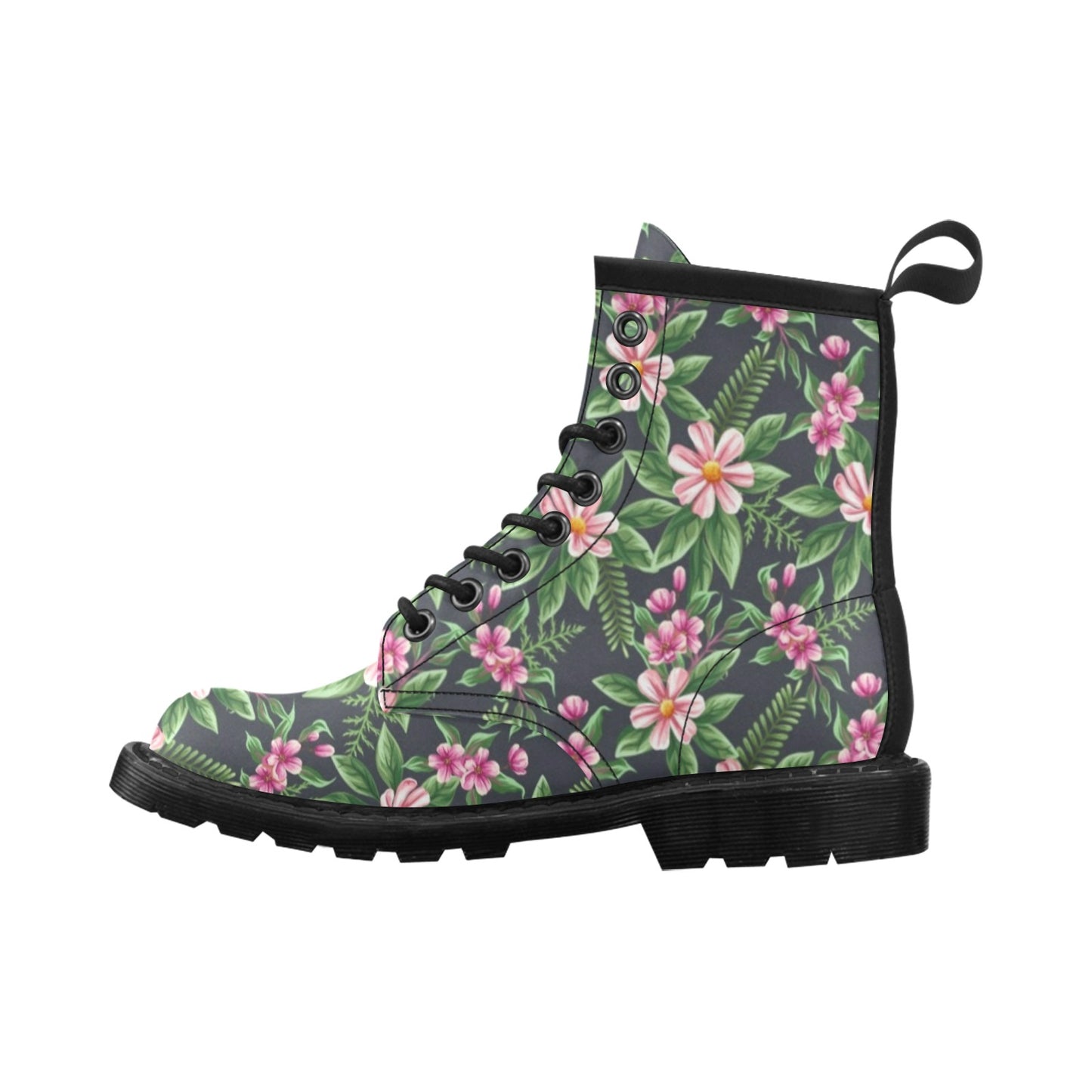 Summer Floral Pattern Print Design SF010 Women's Boots