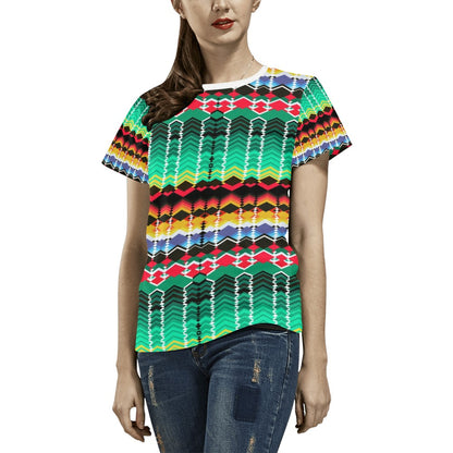 Serape Print Design LKS307 Women's  T-shirt