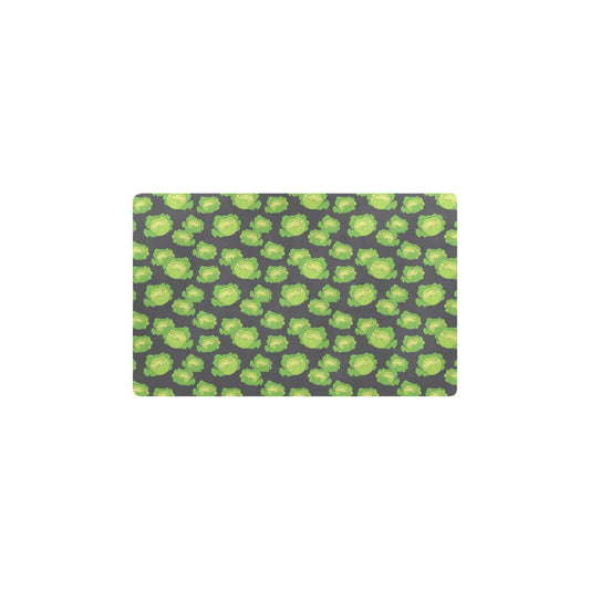 Cabbage Pattern Print Design 01 Kitchen Mat