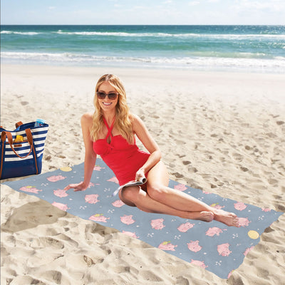 Pig Print Design LKS405 Beach Towel 32" x 71"