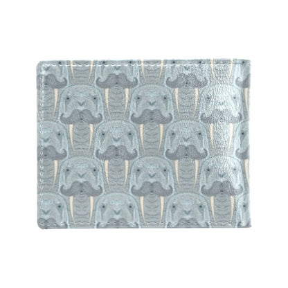 Walrus Print Design LKS402 Men's ID Card Wallet