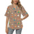 Chicken Happy Print Pattern Women's Hawaiian Shirt