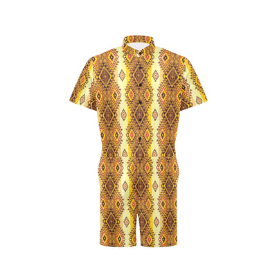 Native Pattern Print Design A09 Men's Romper