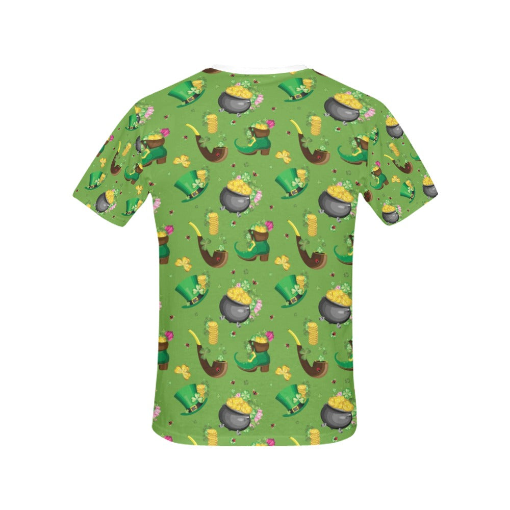Shamrock Saint Patrick's Day Print Design LKS306 Women's  T-shirt