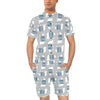 Polar Bear Pattern Print Design A03 Men's Romper