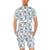 Polar Bear Pattern Print Design A03 Men's Romper