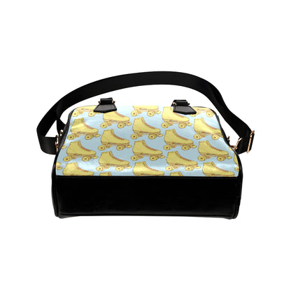 Roller skate Pattern Print Design A03 Shoulder Handbag