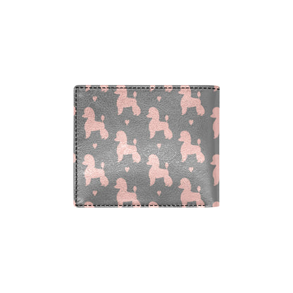 Poodle Pattern Print Design A02 Men's ID Card Wallet