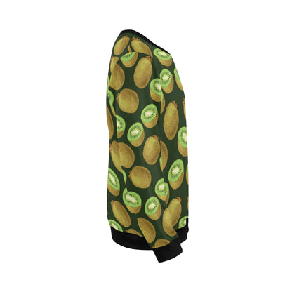 Kiwi Pattern Print Design KW04 Men Long Sleeve Sweatshirt