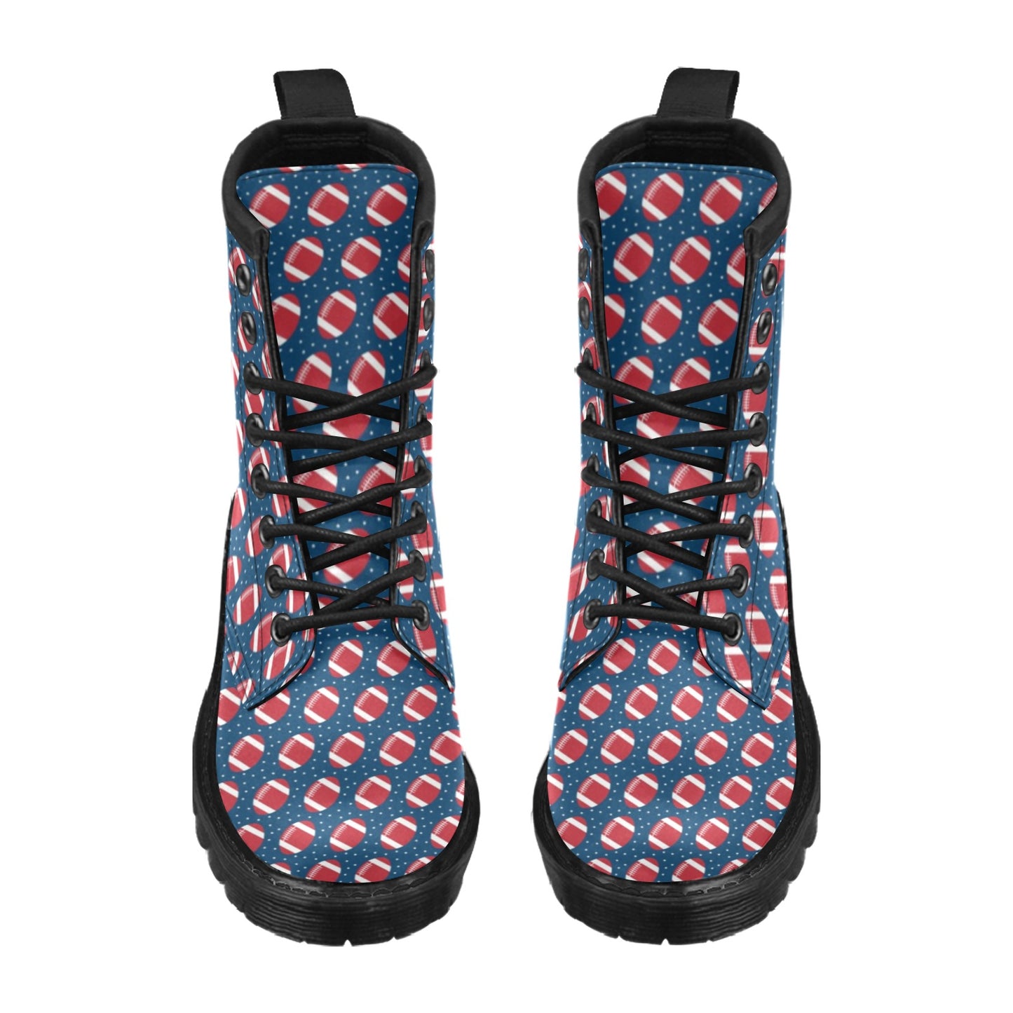 American Football Star Design Pattern Women's Boots