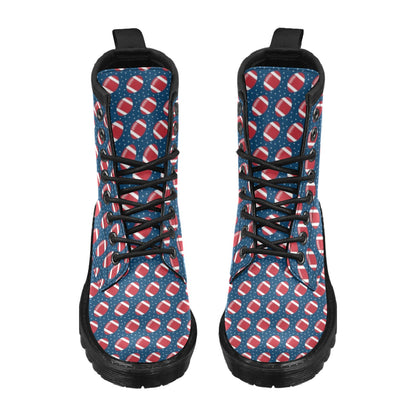 American Football Star Design Pattern Women's Boots
