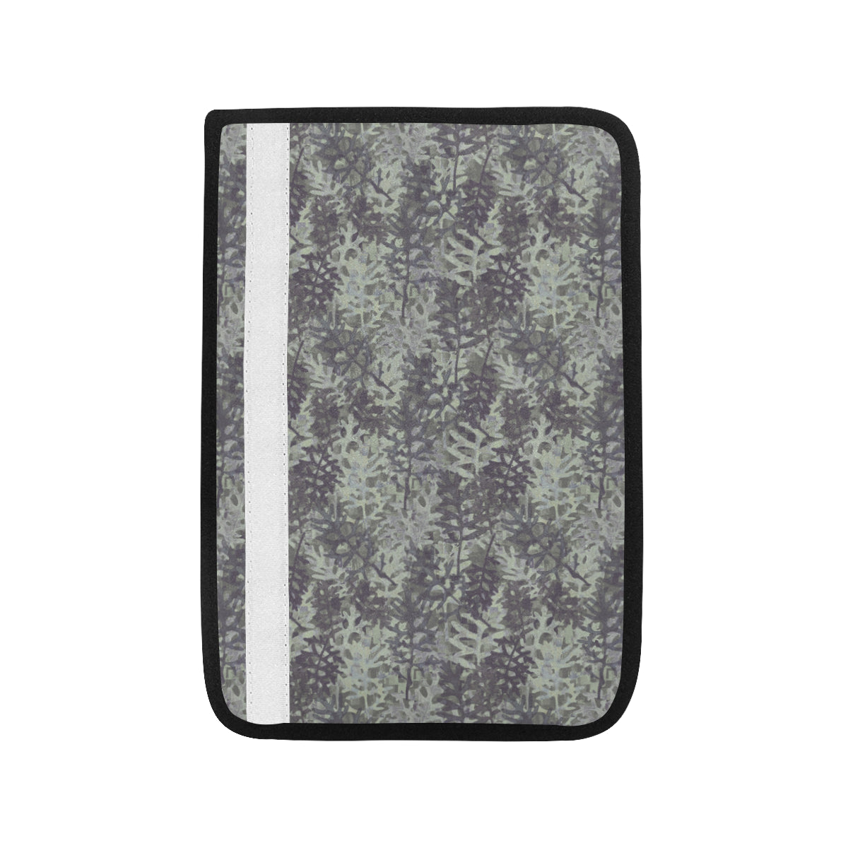 Camouflage Fern Pattern Print Design 05 Car Seat Belt Cover