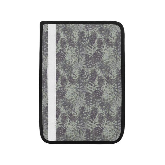 Camouflage Fern Pattern Print Design 05 Car Seat Belt Cover