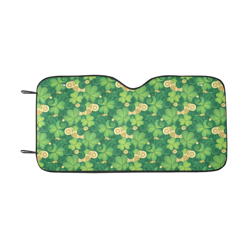Shamrock Print Design LKS301 Car front Windshield Sun Shade