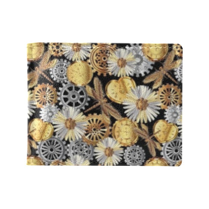 Steampunk Dragonfly Print Design LKS302 Men's ID Card Wallet