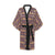 Aztec Pattern Print Design 09 Women's Short Kimono