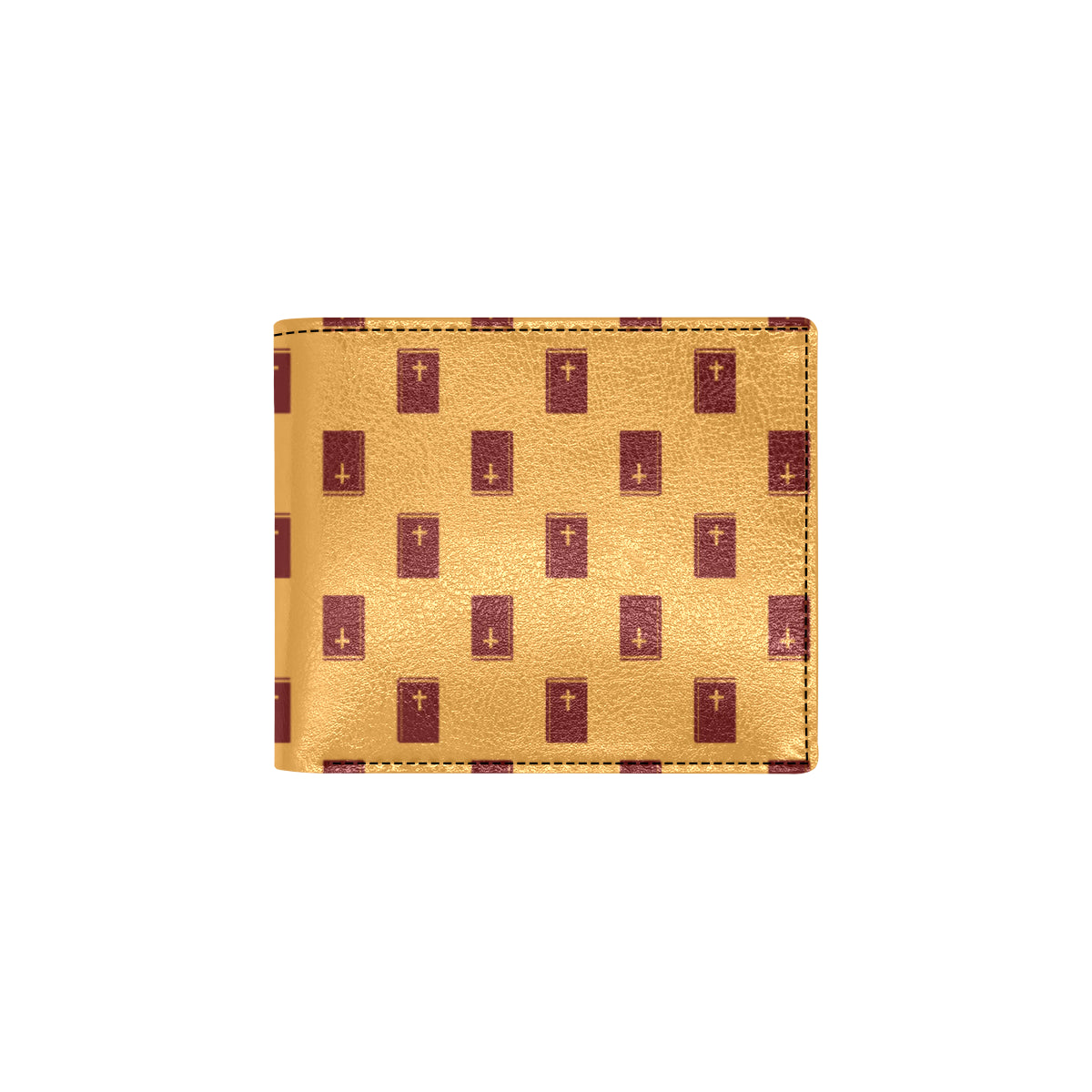 Bible Pattern Print Design 05 Men's ID Card Wallet