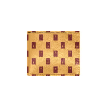Bible Pattern Print Design 05 Men's ID Card Wallet