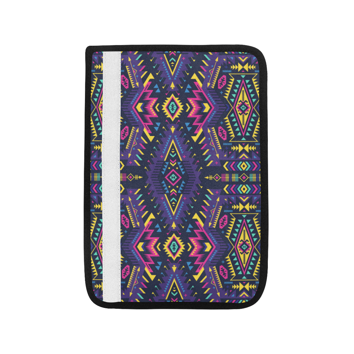 Aztec Pattern Print Design 07 Car Seat Belt Cover