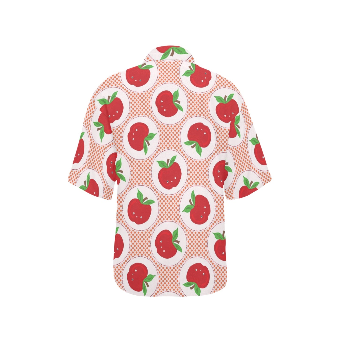 Apple Pattern Print Design AP08 Women's Hawaiian Shirt