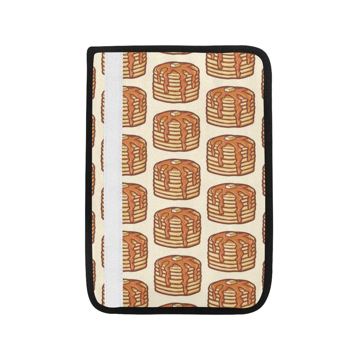 Pancake Pattern Print Design A02 Car Seat Belt Cover