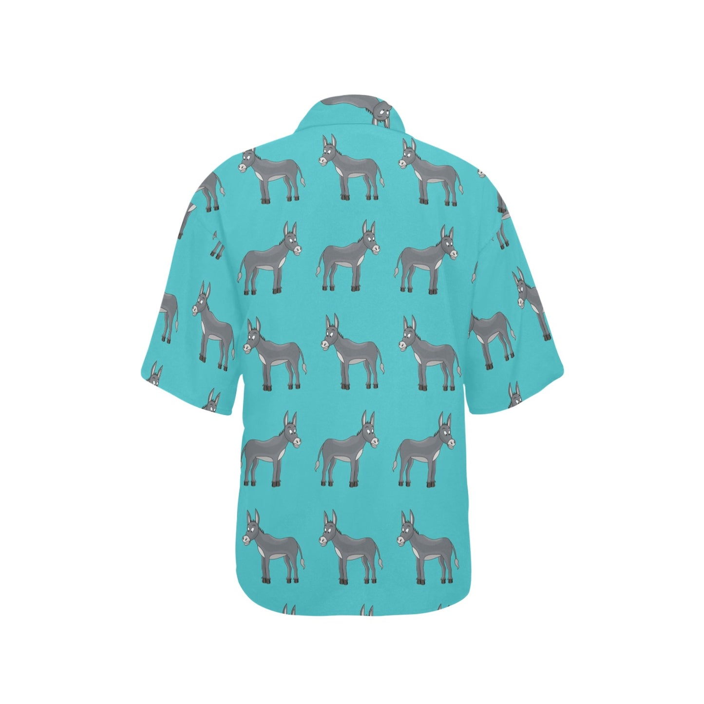 Donkey Pattern Print Design 01 Women's Hawaiian Shirt