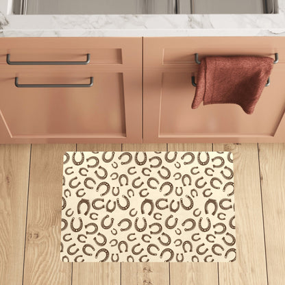 Horseshoe Print Design LKS302 Kitchen Mat
