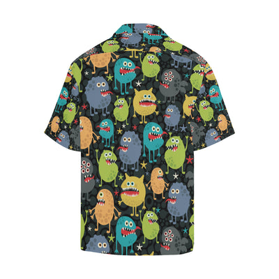 Monster Pattern Print Design 01 Men's Hawaiian Shirt