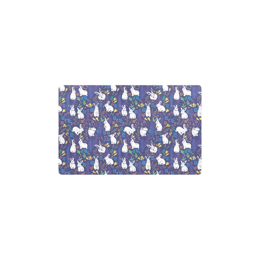 Bunny Pattern Print Design 01 Kitchen Mat