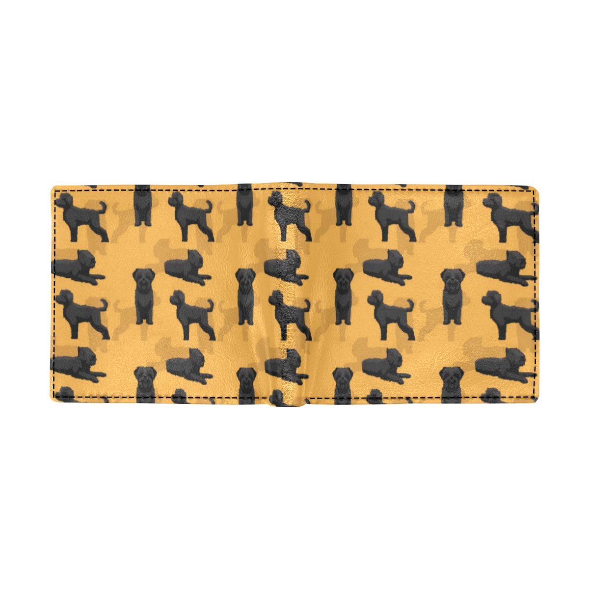 Bouviers des Flandres Pattern Print Design 01 Men's ID Card Wallet