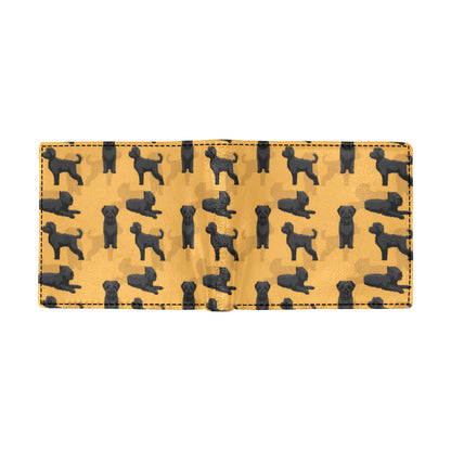 Bouviers des Flandres Pattern Print Design 01 Men's ID Card Wallet
