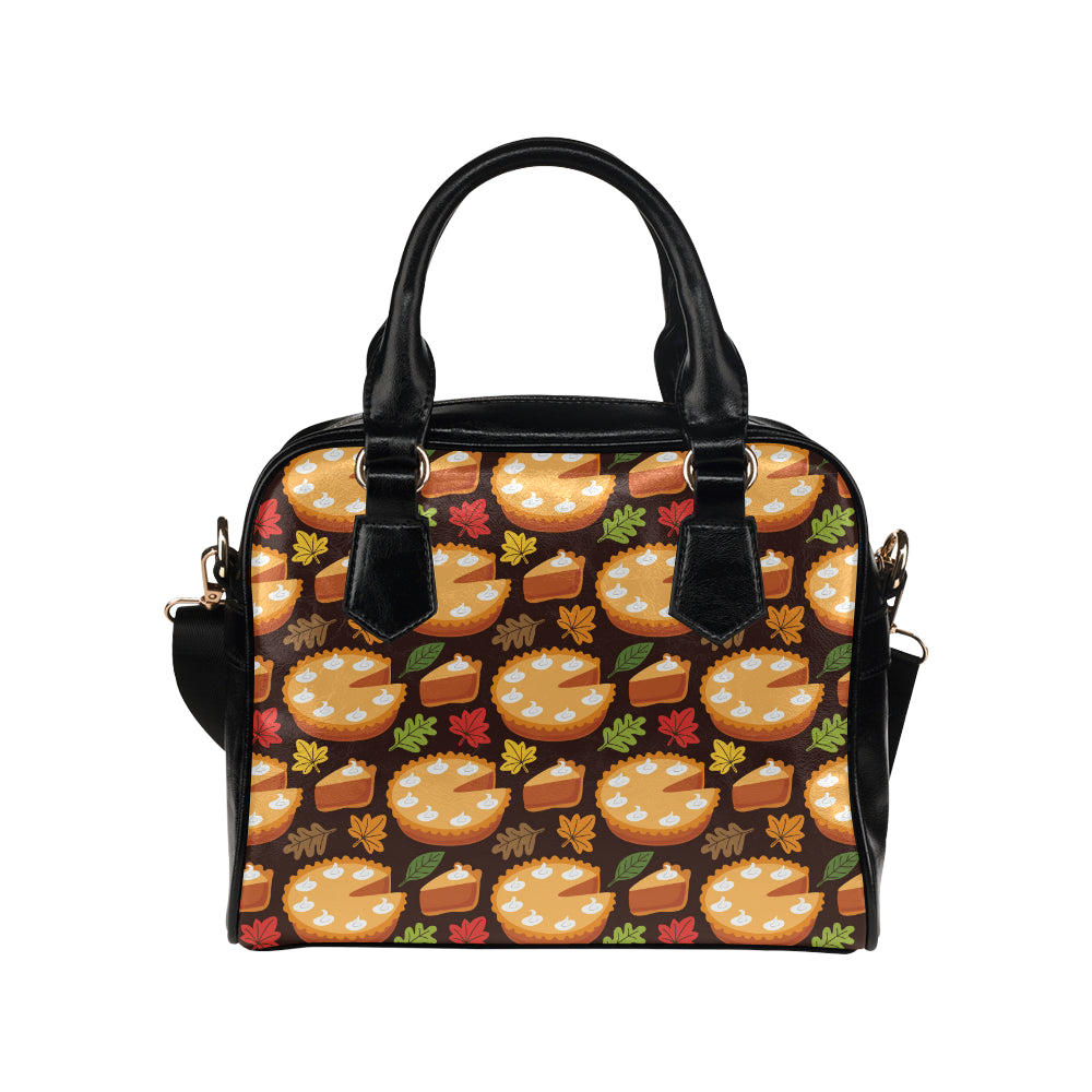 Pie Pattern Print Design A03 Shoulder Handbag