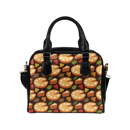 Pie Pattern Print Design A03 Shoulder Handbag