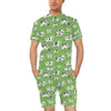 Cow Happy Print Pattern Men's Romper