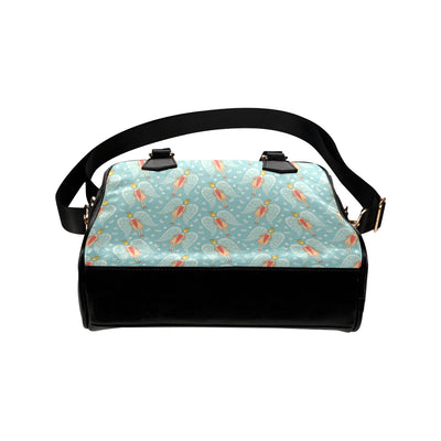 Angel Pattern Print Design 01 Shoulder Handbag